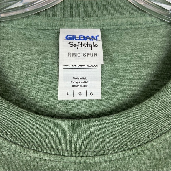 THE WHO ll Heather Green Gildan Short Sleeve Shirt - Picture 6 of 7